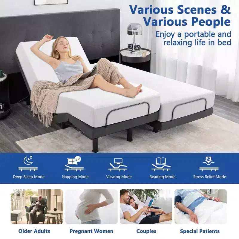 Base Regolabile per Letto con Struttura Rinforzata