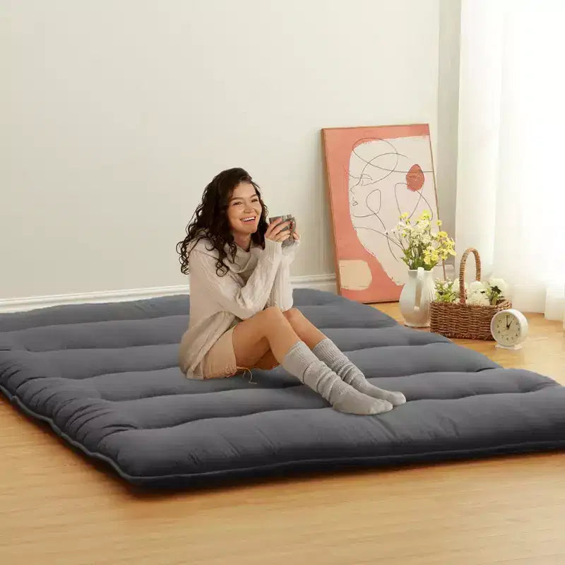 Materasso Futon Giapponese, Materassino Pieghevole da Pavimento, Tappetino Tatami per Casa, Materasso da Campeggio