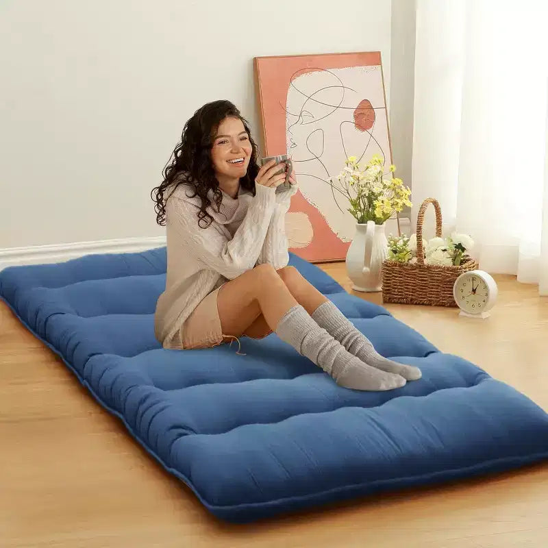Materasso Futon Giapponese, Materassino Pieghevole da Pavimento, Tappetino Tatami per Casa, Materasso da Campeggio