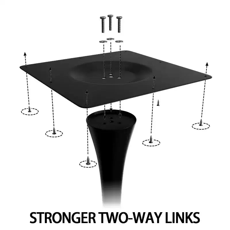 Tavolo da pranzo rotondo moderno da 80 cm con base a piedistallo per 2-4 persone, tavolino da cucina per soggiorno, sala da pranzo