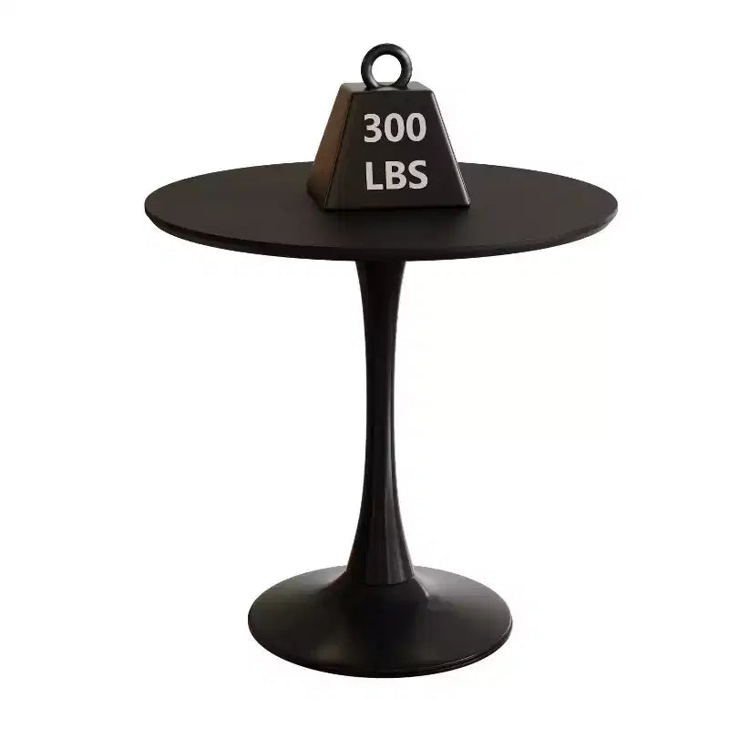 Tavolo da pranzo rotondo moderno da 80 cm con base a piedistallo per 2-4 persone, tavolino da cucina per soggiorno, sala da pranzo