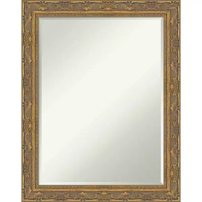 Specchio da parete per bagno con cornice smussata da mezzo pollice