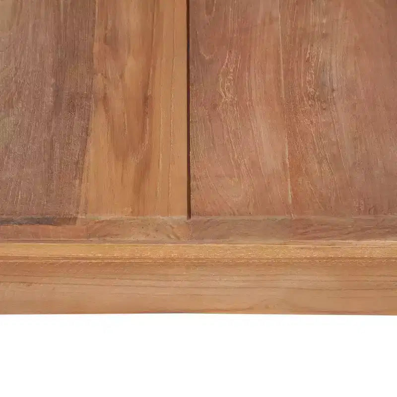 Tavolino da Caffè in Teak Naturale Legno Massello di Teak 60x60 cm Resistente