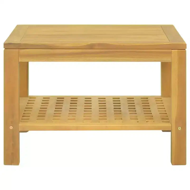 Tavolino da salotto 60x60x40 cm in legno massello di teak