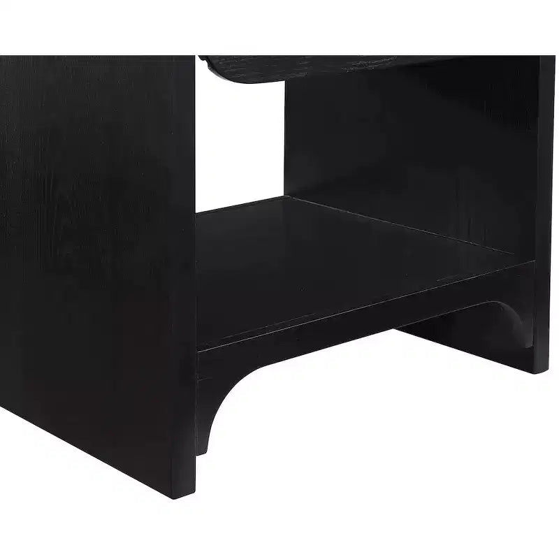Comodino/Tavolino in Legno di Frassino Nero