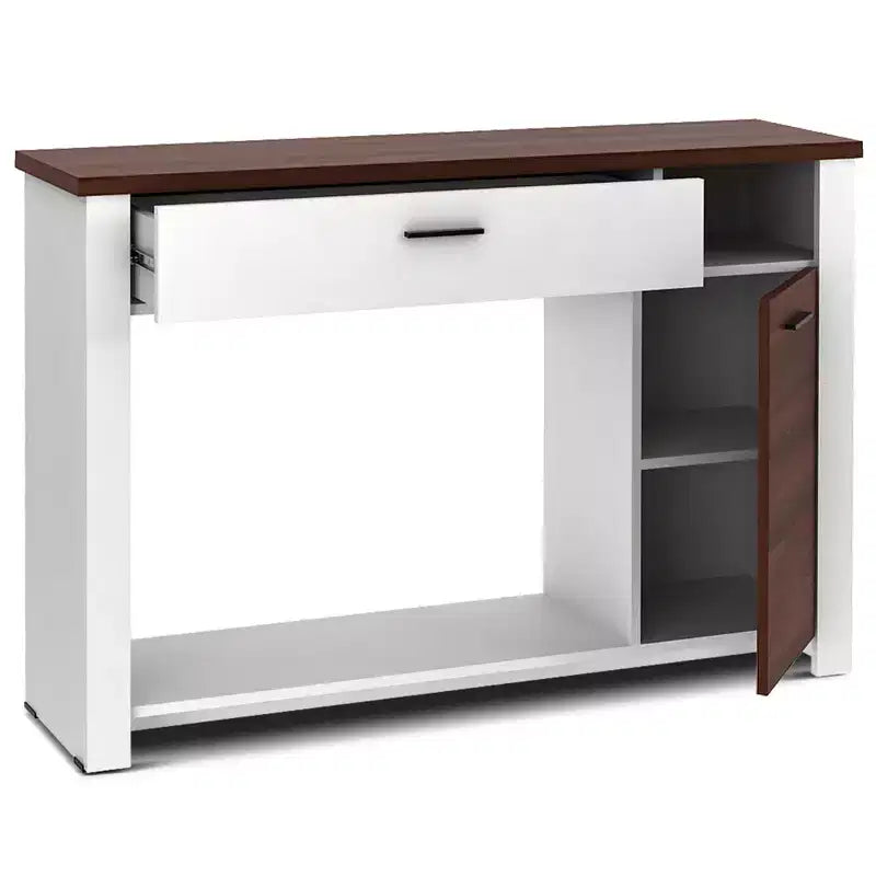 Tavolino/Consolle da divano da 48'' con cassetto, mobiletto ad altezza regolabile, mobile da ingresso